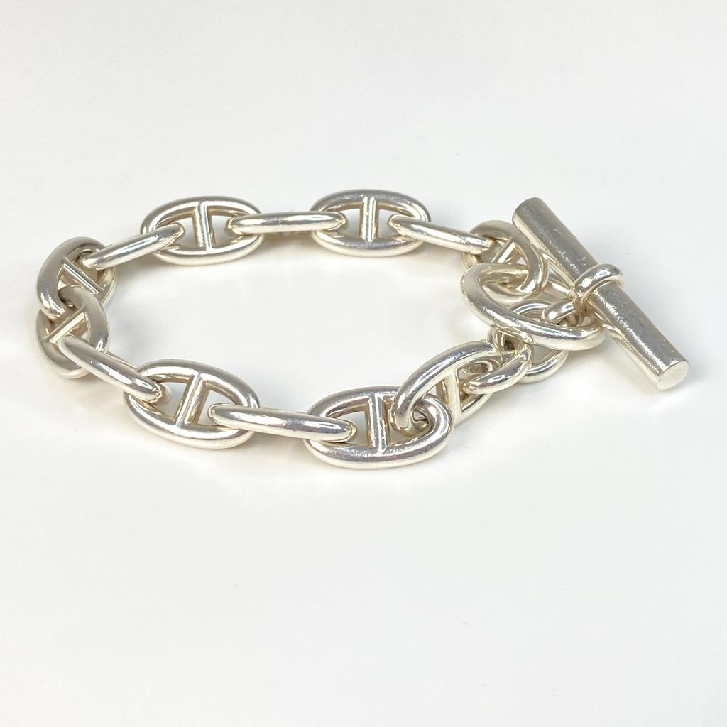 Used HERMESbracelet Silver Women