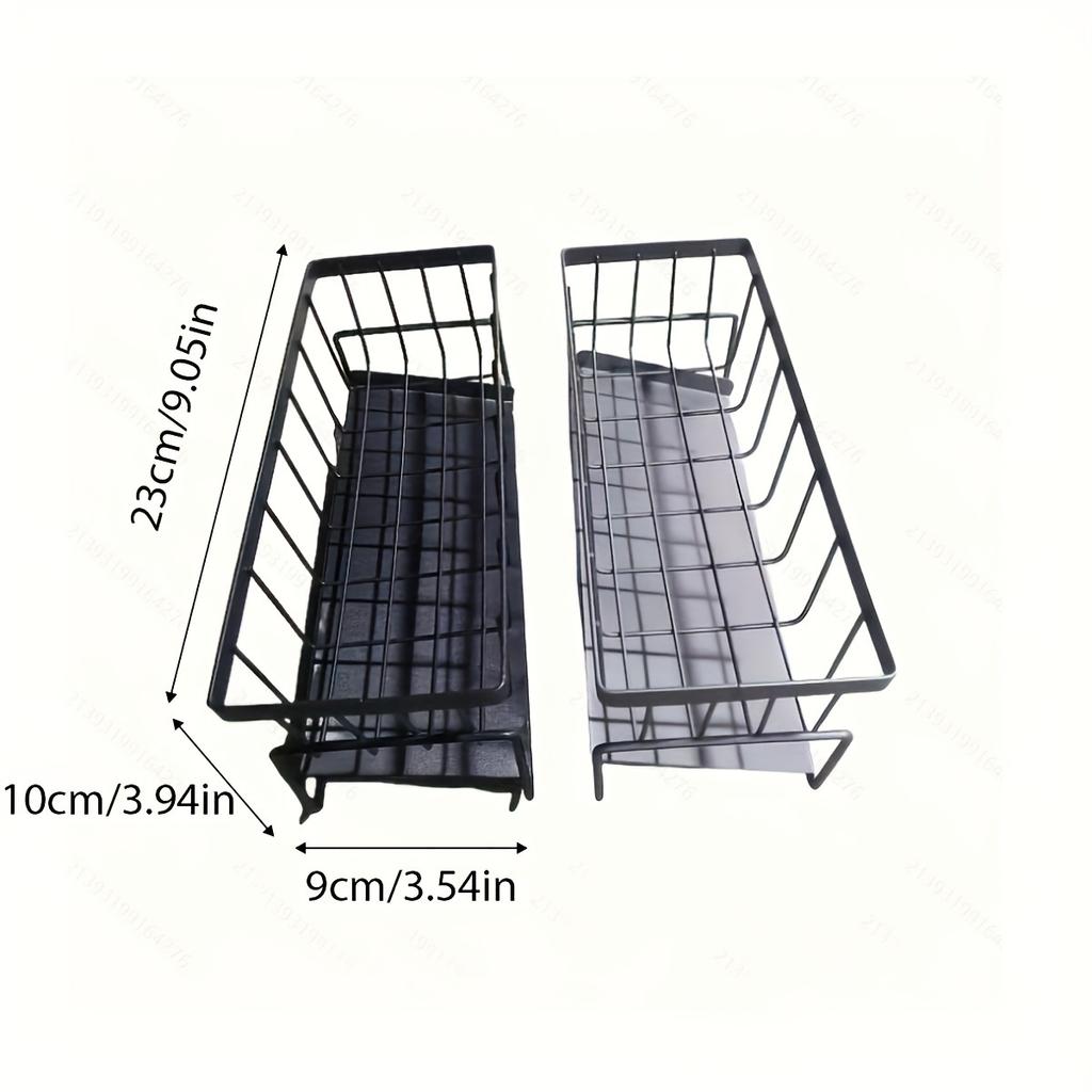 1 шт. Пластиковый органайзер для кухонной раковины, Компактная стойка для хранения губки, мыла, щетки и полотенца