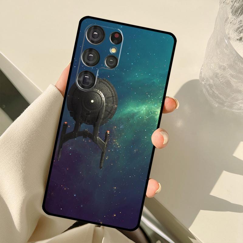 Художественный чехол Космический корабль для Samsung Galaxy S25 Ultra S21 S22 S23 S24 Ultra S9 S10 Plus S20 FE S25 FE Задняя крышка