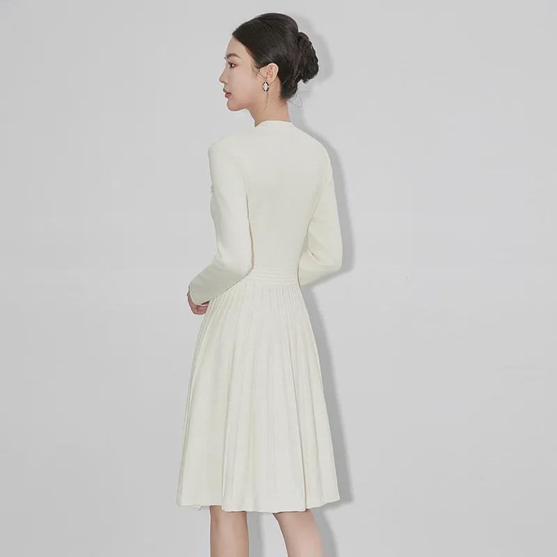 Знаменитое трикотажное плиссированное платье-юбка Xiao Xiang для миниатюрных женщин - облегающая, универсальная короткая юбка-бант