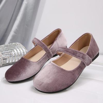 Мода 2025 Весна Осень Босиком Коровья Замша Натуральная Кожа Женские Балетки С Нулевым Перепадом Плоская Мягкая Подошва Более Широкая Носочная Часть
