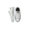 Converse Chuck Taylor All Star Low GS Winter Glitter Kids Sneakers White Silver Black 672099C