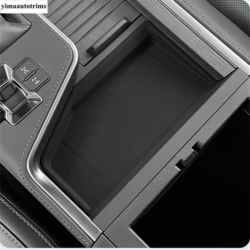 For 2024 Lexus GX550 Car Center Console Wireless Charger Silicone Silica Gel Protection Pad Interior Accessories Modification