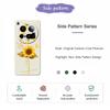 For Xiaomi 15 Ultra Case Golden Butterfly Sunflower Pattern Printing Straight Edge TPU Phone Back Cover
