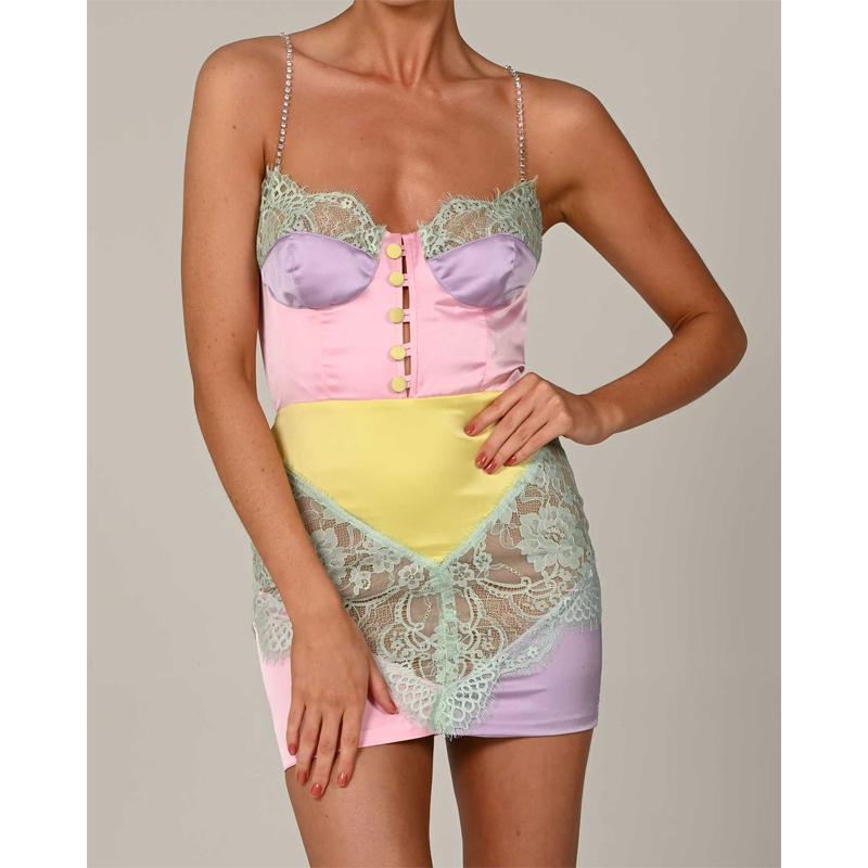 Элегантное облегающее сексуальное женское платье для женщин, летние кружевные лоскутные мини-платья для вечеринок, женский халат Femme Ladies Vestidos Mujer