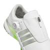 Golf Shoes Tour 360 24 Boa Footwear Spark cm 2E [Adidas Golf] Women's White/Silver Metallic/Green 23.0