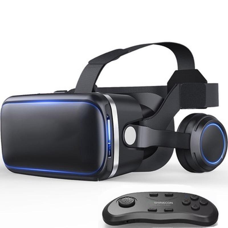 VR/дистанционный шлем 3D очки гарнитура виртуальной реальности для смартфона видеоигры Viar бинокль полные комплекты