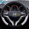 100% Бренд DERMAY Чехол на руль автомобиля из ПУ кожи Нескользящий для Honda Stream RN6 RN7 RN8 RN9 2000~2015 Автоаксессуары