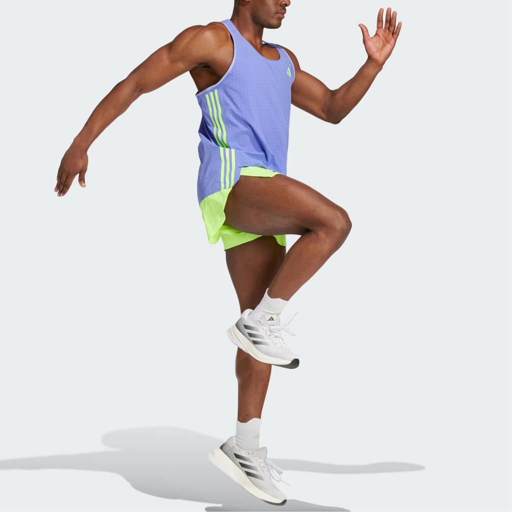 Adidas Adizero Running Tank Top Мужские топы Синий IW6635