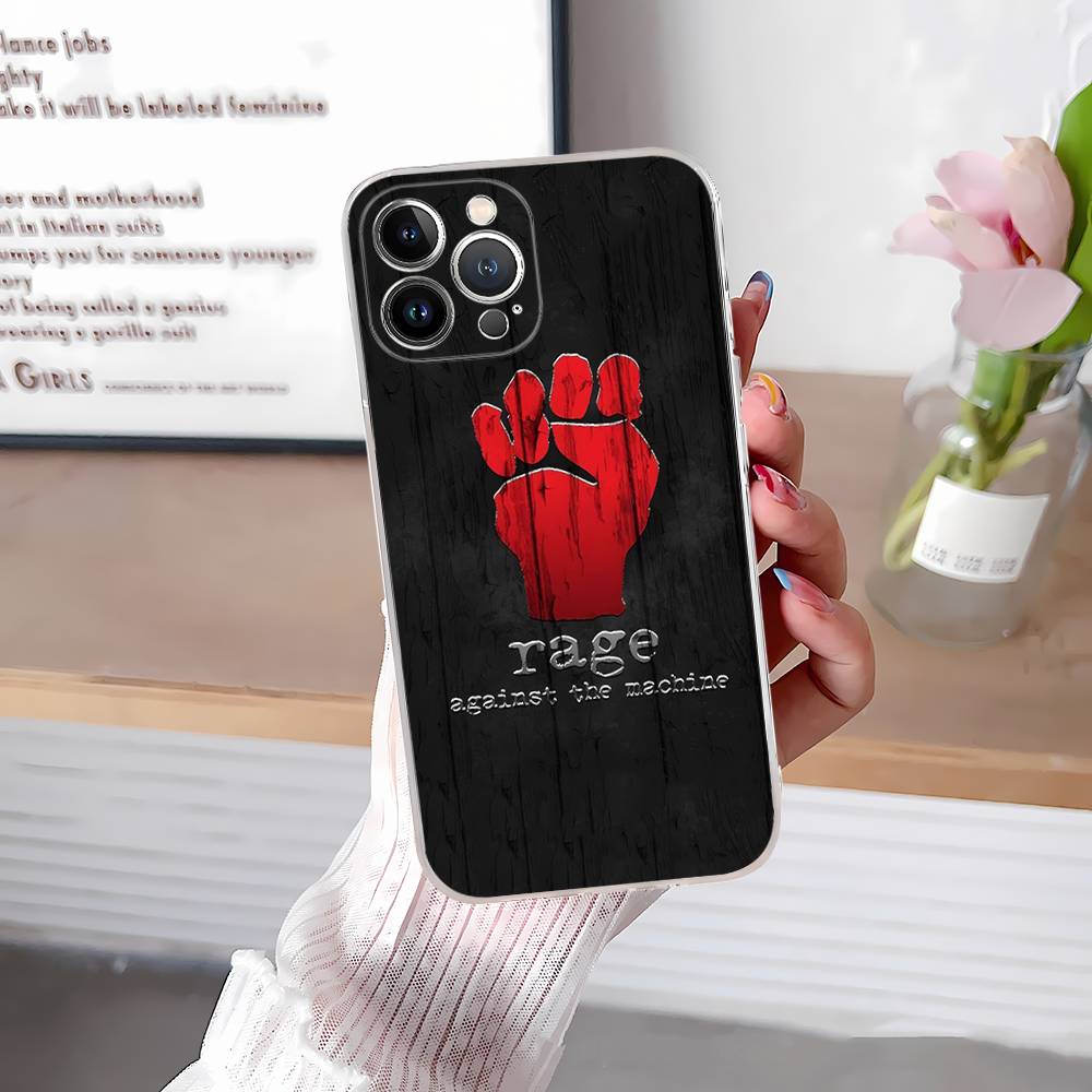 R-Rage A-Against T-The M-Machine Группа Для Чехла Телефона IPhone 17 16 15 14 13 12 11 Pro Max Plus Высококачественный Силикон
