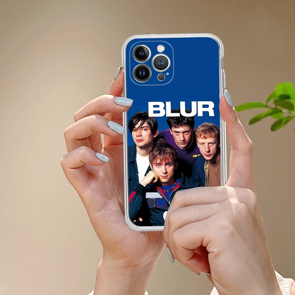 Чехол для телефона Band Musik Rapper B-Blur Винтажный для IPhone 11 13 16 12 17 14 15 Pro Max Plus Мягкий Прозрачный Задняя Крышка Coque