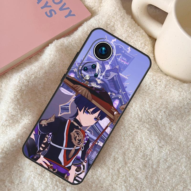 Чехол Scaramouche Genshin Impact Для Honor 200 Pro X9b X9a X8b X8a X8 X9 X9c 50 70 90 Lite Honor Magic 7 6 5 Pro Чехол