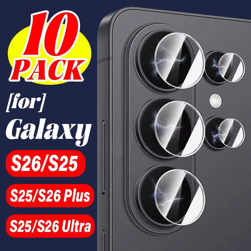 1-10Sets Camera Lens Glass for Samsung Galaxy S25 Ultra S26 Plus HD Clear Camera Protector Films Rear Lens for Galaxy S26 Ultra 4