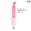 28 Types Pink Purple Dildos A2 / F2 Sex Machine Attachments