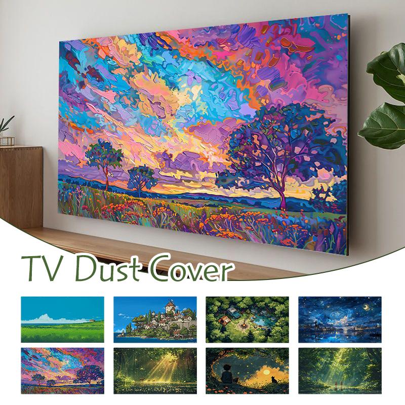 1 шт. Чехол для телевизора Защита от пыли Бытовой 32/43/50/55/65 дюймов Подвесной Чехол для LCD Телевизора Домашний Универсальный Декоративный Чехол для Телевизора