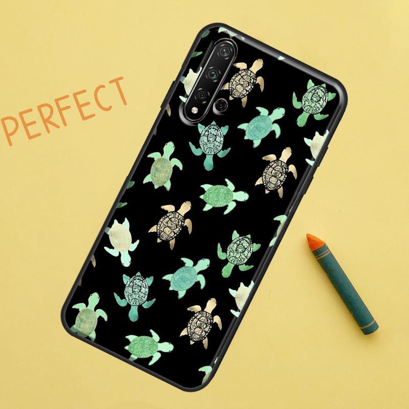 Чехол с морской черепахой для Huawei Nova 10 9 SE 11 Pro 12i 11i 8i Y60 Y70 Y90 Y61 Y91 Y72 Y73 P20 P40 P30 Lite
