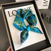 Fashion 100% Real Silk Scarf 53cm Square Bandelet Women's Silk Temperament Small Scarf Neck Decorative Wrap Printed Scarves