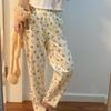 Cute Cartoon Bear Pajama Pants for Women - Loose, Casual Spring/Autumn Trousers