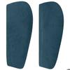 Maison Exclusive - Tête de lit avec oreilles Bleu foncé 103x23x78/88 cm Velours