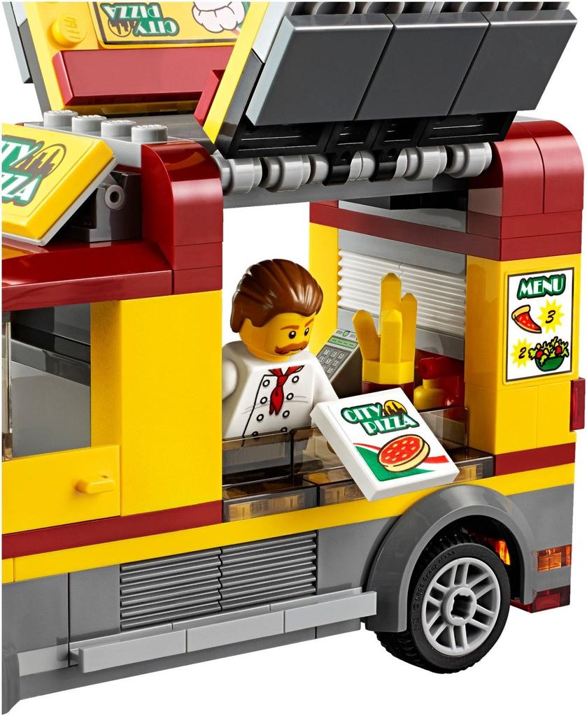 LEGO City Pizza Shop Truck 60150 Block Toy Boys Car
