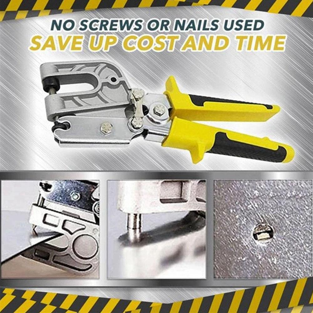 1 шт. Металлические щипцы для обжима шпилек, двуручные плоскогубцы, потолочные пробойники из алюминиевого сплава для крепления металла