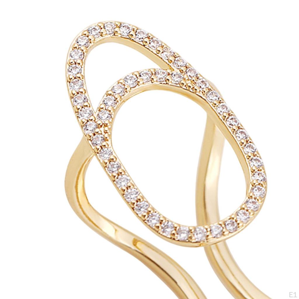 Finger Nail Ring Reusable Jewelry Fingernail for Women Dating Nightclub