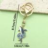 Мультяшный Кит и Дельфин Брелок с Благоприятными Облаками - Креативный Металлический Парный Кулон Аксессуар для Сумки