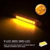 APSMOTIV Led Marker Light 12v Amber LED Clearence Light Front Rear Side Marker Indicators for Truck Car Bus Trailer Boat 10Pcs