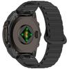 Two-Color Magnetic Quick-Release Silicone Watch Band for Garmin Fenix 8/7X/7S/6X/5S Plus