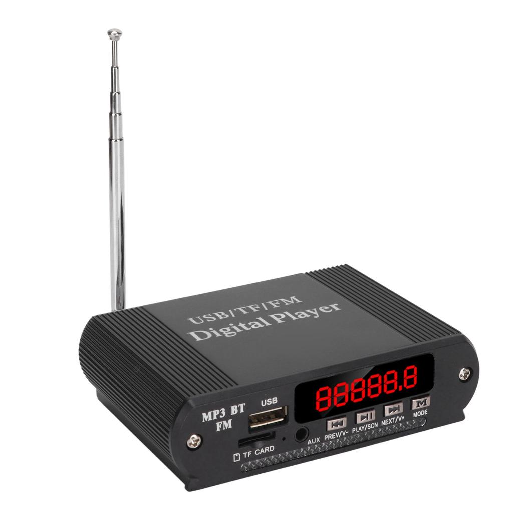 3 в 1 Усилитель мощности MP3-плеер Радио Усилитель мощности Беспроводной Bluetooth 5.0 Пульт дистанционного управления Музыка