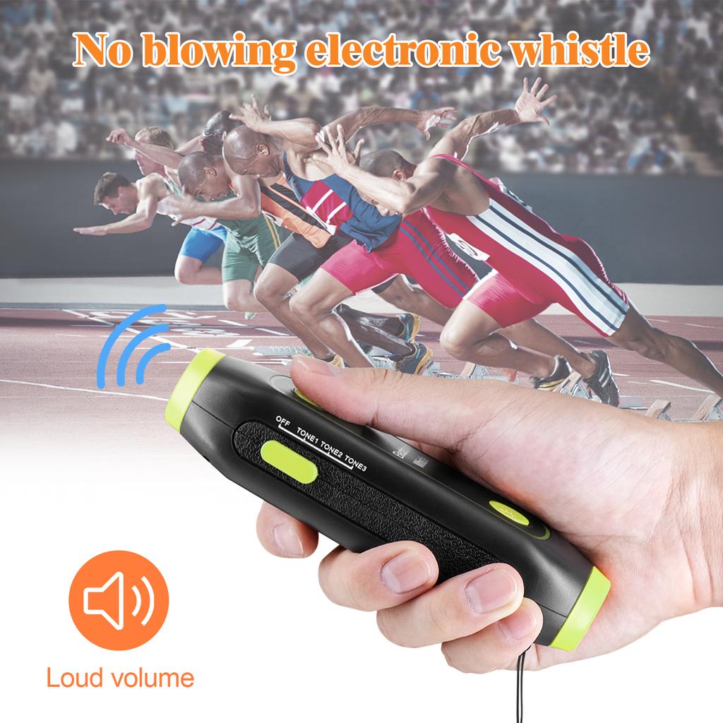Электронный свисток, ручной электрический свисток со шнурком, фонарик SOS для тренеров, судей