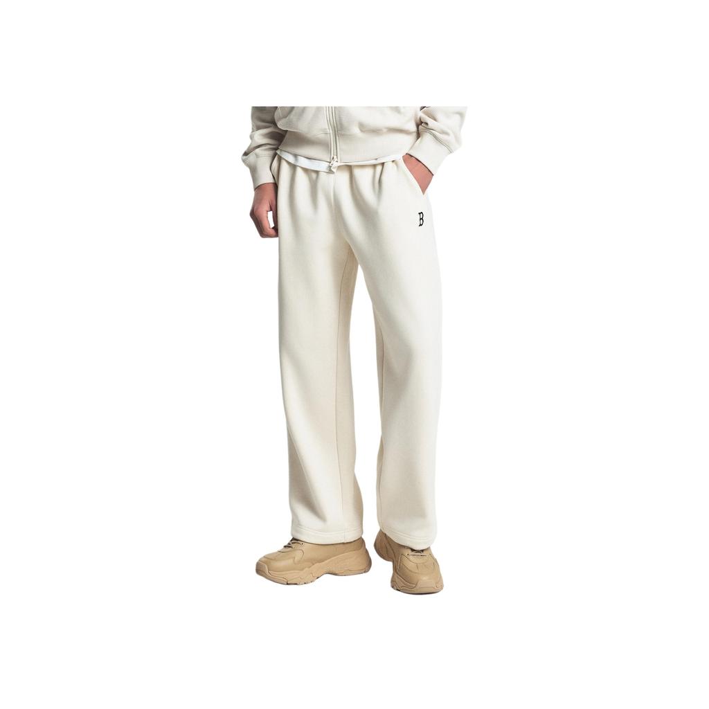 Новые повседневные брюки MLB Boston Red Sox Унисекс Темно-кремовые 3APTB1246-43CRD