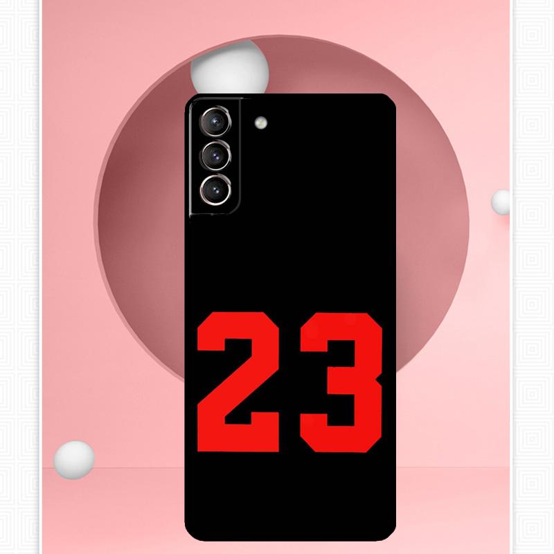Баскетбольный номер 23 чехол для Samsung Galaxy S22 S23 S24 Ultra Note 20 10 S8 S9 S10 Plus S21 S20 FE мягкий чехол