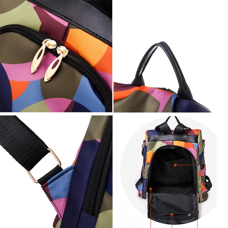 Противоугонный модный рюкзак для женщин, повседневные водонепроницаемые школьные сумки для девочек-подростков, многофункциональная сумка через плечо, дорожный рюкзак