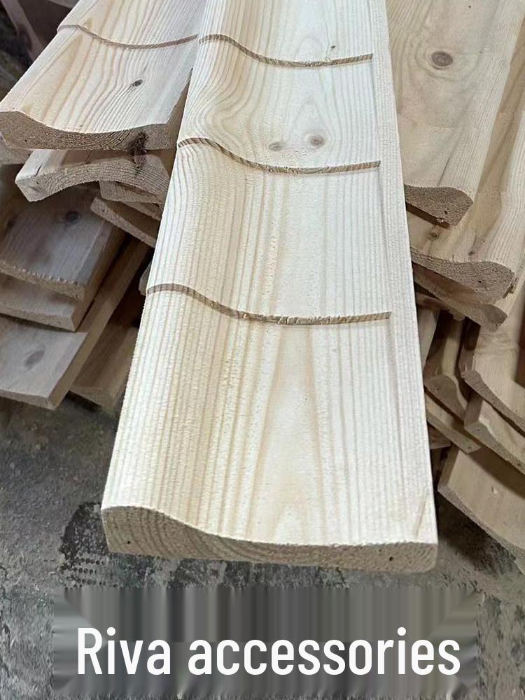 Chinese & Japanese Solid Wood Carved Roof Tile Accessories