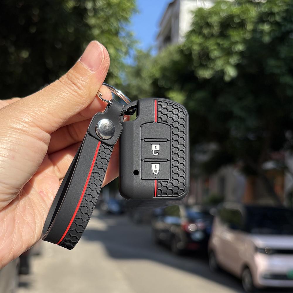 Мягкий чехол для ключей для Mitsubishi L200 Eclipse Cross Ash Space Star Outlander Lancer Galant Mirage Брелок Колпачки на ключи автомобиля