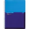 KOKUYO Блокнот на кольцах Заметка Цветной ярлык Двухцветный A5 Синий CT-C30B