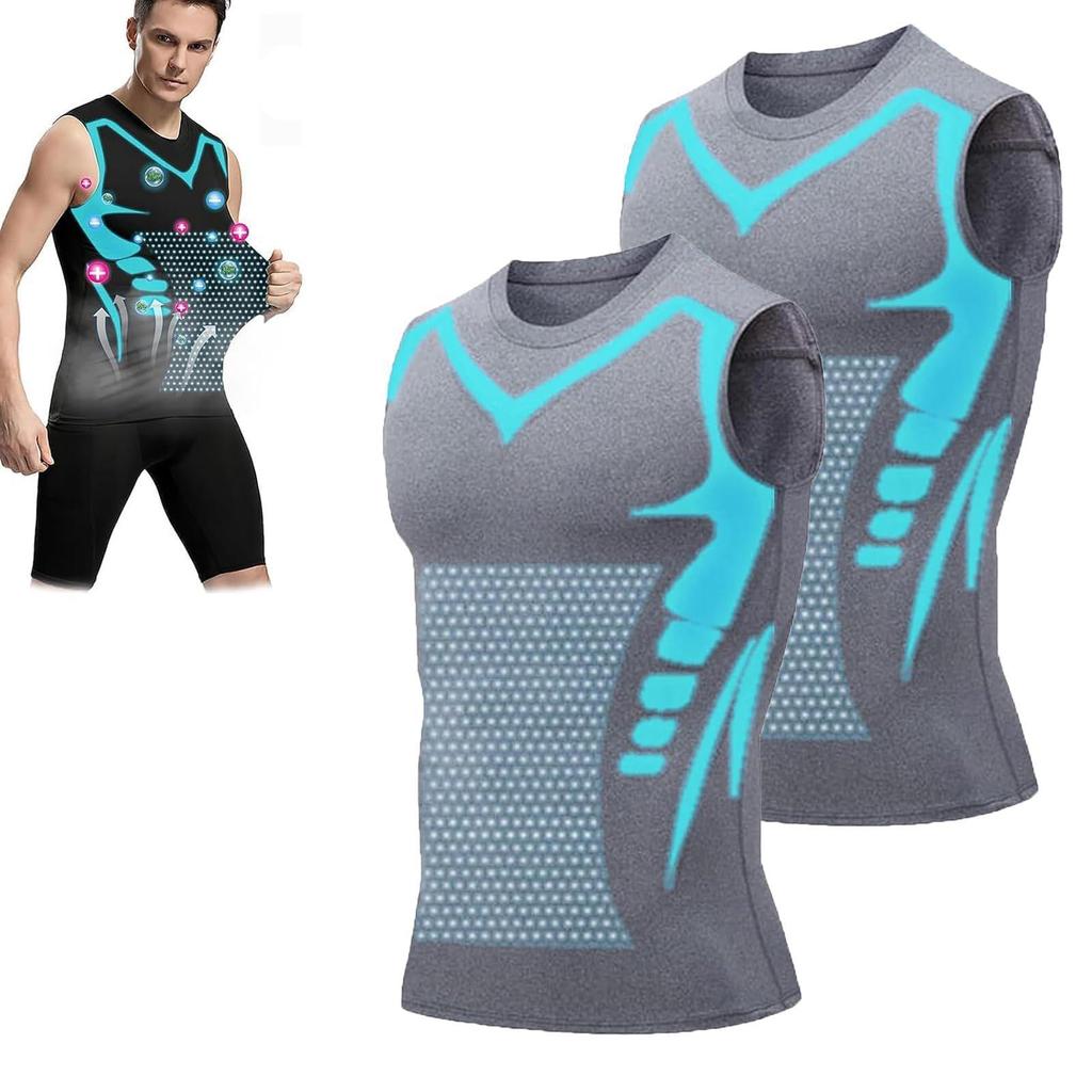 Мужская быстросохнущая эластичная спортивная майка - Дышащая, Влагоотводящая для бега на открытом воздухе и фитнеса