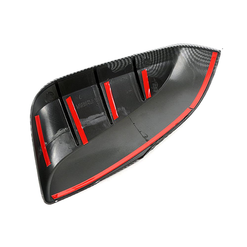 Для Toyota Sienna 2024 2024 карбоновое цветное боковое зеркало заднего вида с хромированной отделкой, внешняя наклейка для изменения цвета