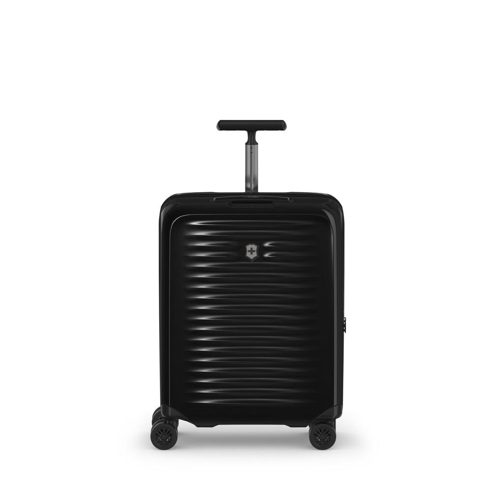 Чемодан Airox Global Ultralight Carry Business Cabin с двойными колесиками и застежкой-молнией типа «бабочка», черный, 612497 [Victorinox] для ручной клади, сумка, для путешествий, поездок.