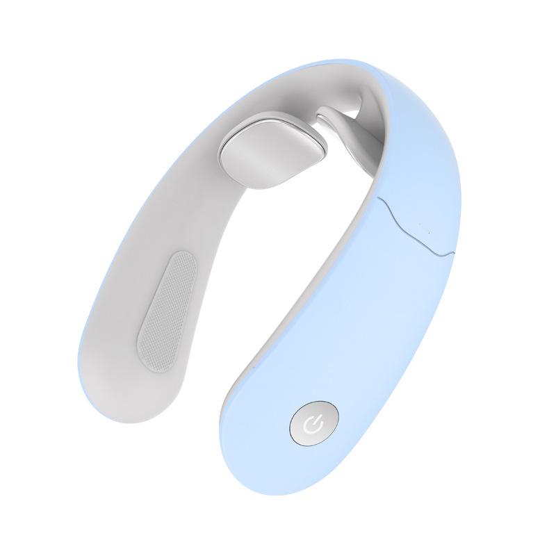 Массажер для шеи Bluetooth APP Умный импульсный массажер для шеи Электрический с горячим компрессом Расслабление Устройство для массажа шейного отдела