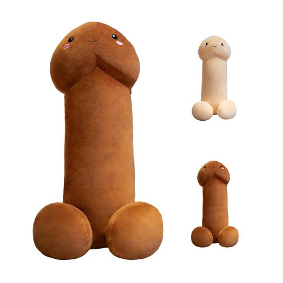 Декоративная подушка Забавная креативная ПП-хлопковая подушка в форме пениса, плюшевая кукла, обнимающая подушка, домашний декор для дома