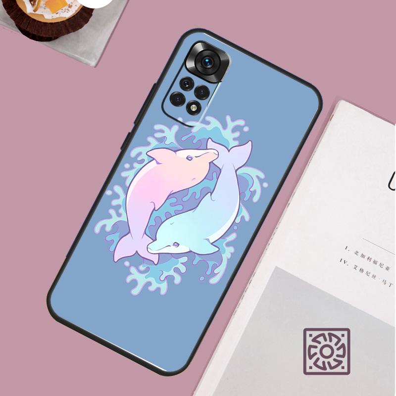 Чехол 'Морской Дельфин' для Xiaomi Redmi Note 12 9 10 11 13 Pro Plus 9S 10S 11S 12S Redmi 12 10C 12C 13C