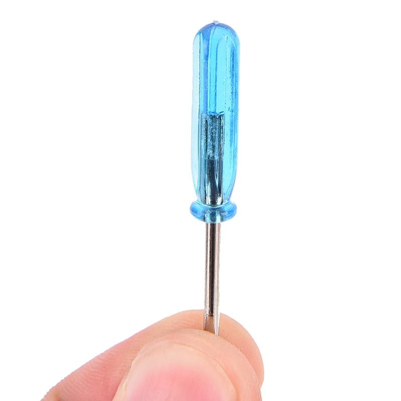 10 шт./набор 2 мм мини-отверток портативный открытый ремонтный инструмент с плоской головкой и шлицем