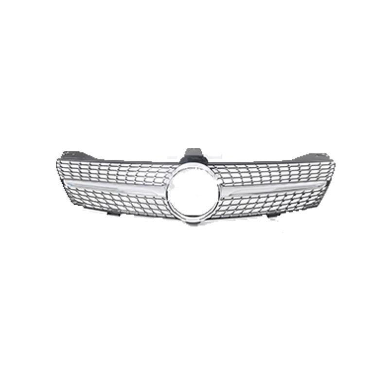Серебристая передняя решетка радиатора Star для Mercedes-Benz CLS-Class W219 2008-2010