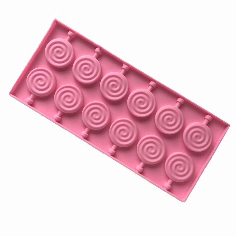 Форма для выпечки, горячая распродажа, конфеты, леденцы, высококачественные формы для выпечки, силиконовые 1 шт., форма для леденцов, круглая, для украшения торта, шоколадный торт