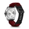 Victorinox Часы JOURNEY 1884 мужские с черным циферблатом, красным ремешком из паракорда, аксессуаром, кошельком, многофункциональным инструментом, резиновым ремешком в комплекте, кварцевым корпусом из нержавеющей стали (316