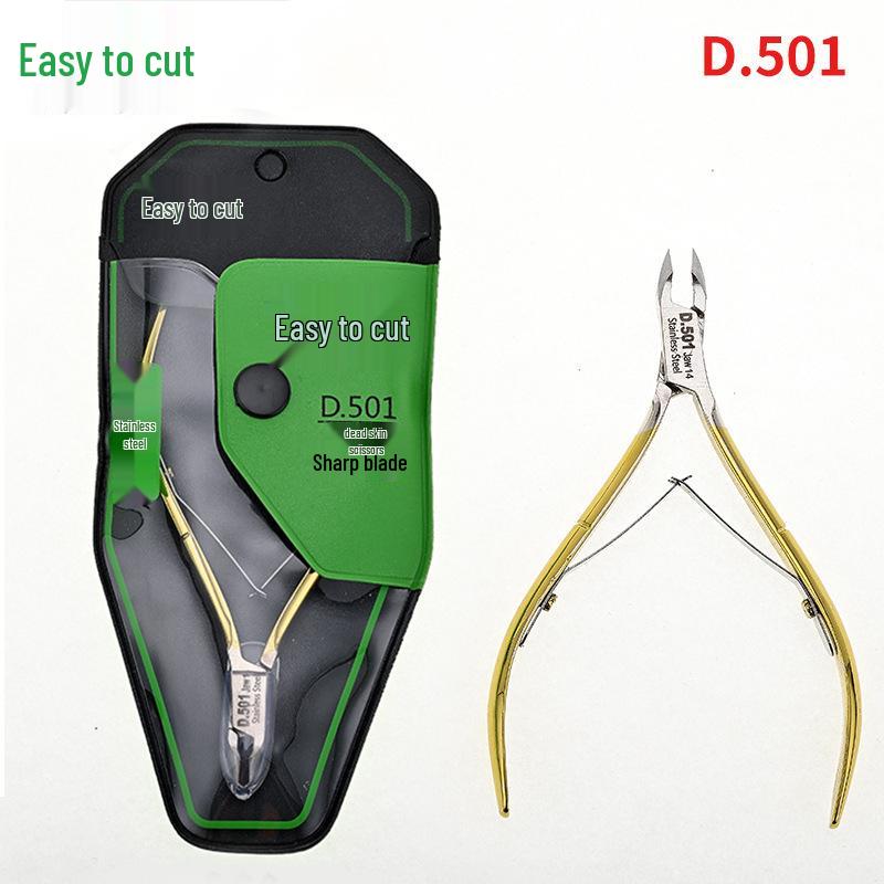 Easy Cut D-501 Stainless Steel Cuticle Nipper & Clipper Set - Professional Vietnamese Style Manicure Tools