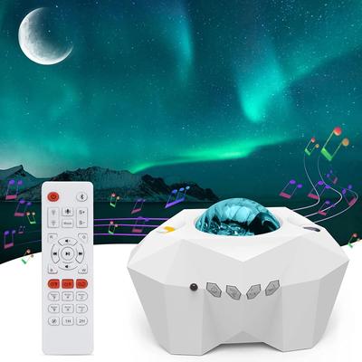 Новый светодиодный проектор Aurora, ночник, Bluetooth-динамик, музыкальная проекционная лампа Star для декора комнаты, атмосферное освещение