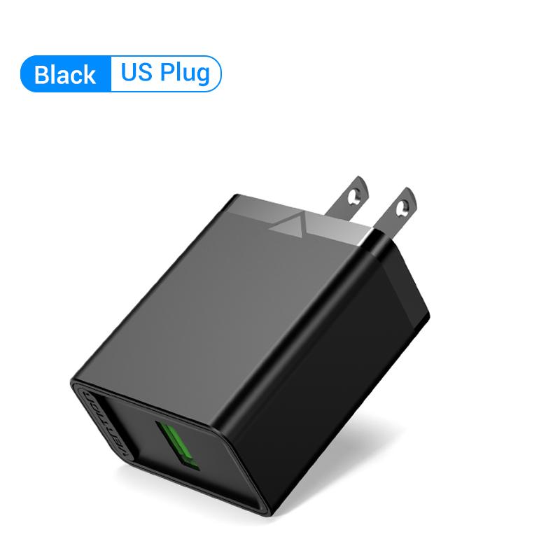 Vention 18W USB Charger USB QC 3.0 USB Quick Phone Charger for Xiaomi Samsung S9 Huawei Fast Wall Charger EU US Adapter